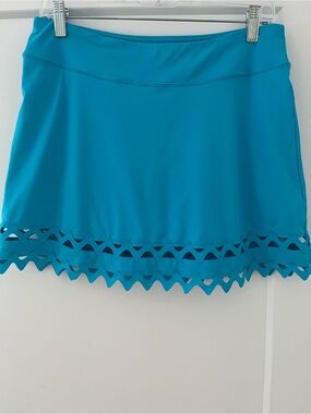 Lilly Pulitzer Blue Tennis Skirt Exercise Skirt